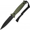 Civivi Perfrico Milled OD Green G10 HandleBlack Stonewashed 14C28N BladeWith 1PC Black Lanyard