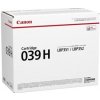 Canon originál toner 039 H BK, 0288C001, black, 25000str., high capacity 0288C001