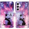Knižkové puzdro Trendy Cross case Baby panda – Samsung Galaxy A55 5G