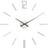 Moderné nástenné hodiny CARLO WHITE HMCNH057-white (nalepovacie hodiny na stenu)