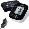 Tlakomer OMRON M2 Intelli IT+ + Adaptér (Tlakomer so základnými funkciami, Bluetooth pripojením a pamäťou pre 30 meraní + adaptér)