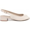 GOODIN Light beige elegant low-heeled sandals krémová 38 GOODIN 0000296770700