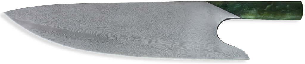 Güde Solingen Güde Solingen Kuchársky nôž THE KNIFE JADE DAMASCUS 26 cm, zelený