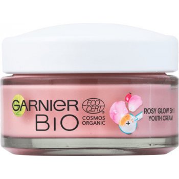 Garnier Bio Rosy Glow Šípkový olej a vitamín C 3v1 denní krém 50 ml