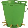Napájacie vedro pre jahňatá so 6 latexovými cumľami 8l