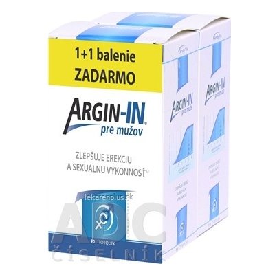 ARGIN-IN pre mužov cps 45 + 45 zadarmo (90 ks)