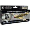 Sada akrylových farieb Vallejo Model Air Color - RAF Colors Desert Scheme & M.T.O. 1940 -1945 8x17ml