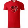 1975 v srdci - Tričko z organickej bavlny - 3XL ( Červená )