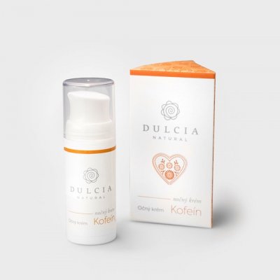 Dulcia Natural očný krém s kofeínom nočný 15 ml