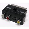 Emos Scart + cinch + SVHS K9304 - Redukcia Scart-3Cinch