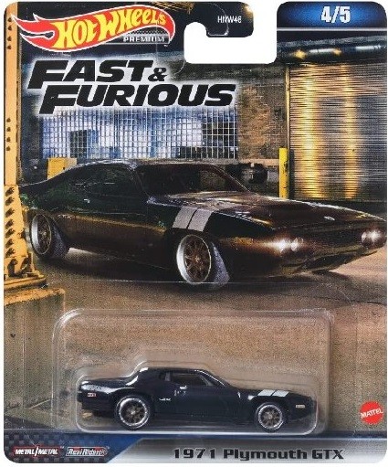 Hot Wheels Premium Fast and Furious 1971 Plymouth GTX