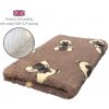 DRYBED Premium Vet Bed Medvedíky svetlohnedý 150 x 100 cm
