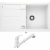 Blanco METRA 5 S biela + excentrické ovládanie + Blanco DARAS-S biela 517735