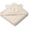 LIEWOOD Detská osuška s kapucňou Albert Bear Sandy