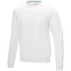 Jasper men’s GOTS organic GRS recycled crewneck sweater , white, XS Farba: white, Velkost: XL