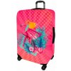 Kufryplus Obal na kufor Z371 Flamingo ružový M K0500000Z371M