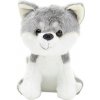 Plyšová hračka Vlk šedo-biely 20cm