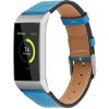 BStrap Leather Italy Small remienok na Fitbit Charge 3 / 4, blue SFI006C05