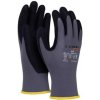 Rukavice pletené, polomáčané DONAU SAFETY Flex, kat. II šedé veľ. 9