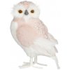Mica decorations Ružová sova Variant: Veľká
