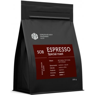 BOP Espresso special roast 250 g