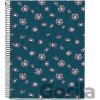 Miquelrius poznámkový blok Blue Daisies A4 linajkový 120 listov