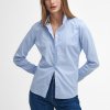 Barbour Derwent Regular Long-Sleeved Shirt — Pale Blue - 14