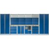 Kvalitní PROFI BLUE dílenský nábytek - 4535 x 2000 x 465 mm - MTGS1301AH