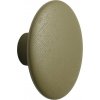 Háčik na stenu Dots Wood 13 cm khaki