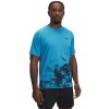 Pánske tréningové tričko s krátkym rukávom UNDER ARMOUR-UA M TECH FADE SS-BLU Modrá L 2025
