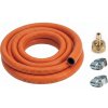 Vysokotlaková plynová hadica na PB/LPG 2,5 m, 8 × 13 mm, 20 bar, ľavá matica, tesnenie a 2 svorky
