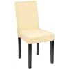 Kožená jedálenská stolička Kelly v béžovej farbe