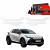 GRIZZ Protector Ochranné fólie prahov, Toyota C-HR, 2023- ,