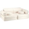 Sedacia súprava Wigiwama Cream White Settee