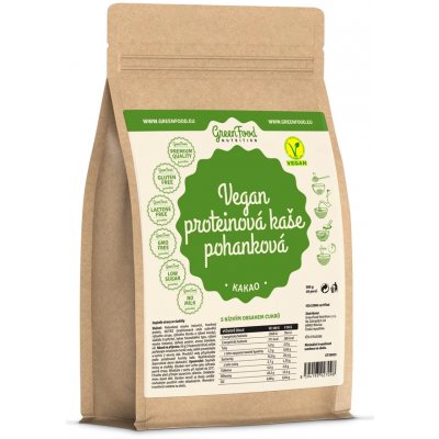 GreenFood Vegan Proteinová kaše pohanková 500 g