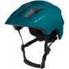 Force ZEBU s blikajúcou petrolejová detská cyklistická prilba - S-M 51-56 cm