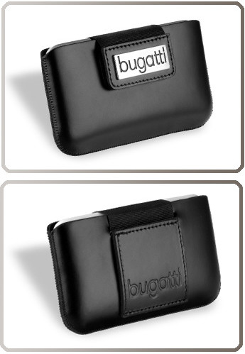 Púzdro Bugatti opasok Apple Iphone 4/4S čierne