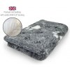 DRYBED Premium Vet Bed Big Paw šedý 100 x 75 cm