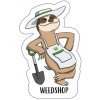 WeedShop Samolepka Lenochod záhradník