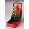 Vrtáky 1 ÷ 10 mm Falti HSS TiN v kovovej kazete Sada 19 dielov po 0,5 mm (FALTIE039401919)