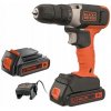 Akumulátorový skrutkovač Black+Decker 18 V BCD001C2-QW