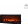 Dekoračný svietiaci krb LED PLAMEN 57x10x25cm