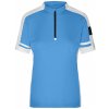 James&Nicholson Dámske cyklistické tričko JN451 Cobalt M