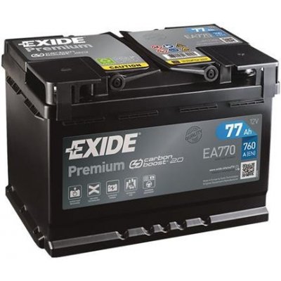 Autobatérie EXIDE Premium EA770 77Ah 12V 760A