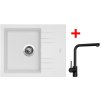 Sinks LINEA 600 Milk + Elka čierna matná
