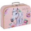 Laminovaný kufor 34 cm Oxybag Horse romantic