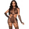 Leg Avenue Garter Dress With Gloves