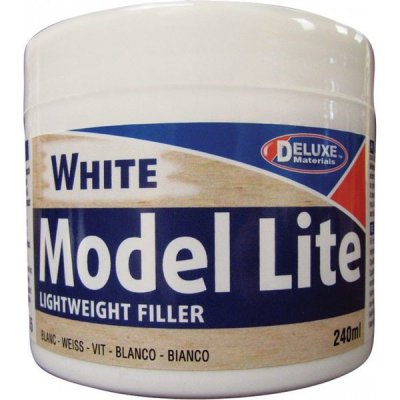 Deluxe Materials Model Lite White lehký tmel na dřevo bílé barvy 240ml