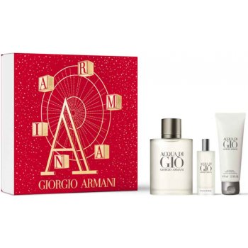 Armani Giorgio Acqua di Gio Pour Homme EDT 100 ml + EDT 15 ml + sprchový gél 75 ml darčeková sada