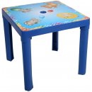STAR PLUS Detský záhradný nábytok Plastový stôl modrý